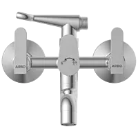 IX-2821 Wall Mixer 2 In 1 With Crutch, Connecting Legs With Wall Flange