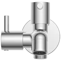 EL-1805 2 Way Bib Tap Side Handle With Wall Flange