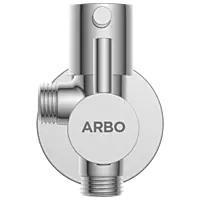 EL-1807 2 Way Angle Cock With Wall Flange