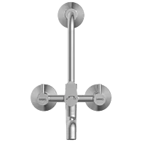 EL-1820 Wall Mixer 2 In 1 With Connecting Legs With Wall Flange