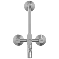 EL-1822 Wall Mixer 3 In 1 With Connecting Legs With Wall Flange