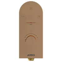 DVT-RG-5610 2 Inlet 3 Outlet Thermostatic Diverter Body With Upper Part Set (Rose Gold)