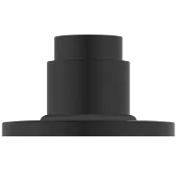 UPR-MB-01 Exposed Part Kit Of Forged Metropole WC Flush Valve With Fitting Sleeve With Operating Lever, Round Wall Flange & Cartridge (Matt Black)