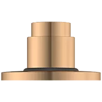 UPR-RG-01 Exposed Part Kit Of Forged Metropole WC Flush Valve With Fitting Sleeve With Operating Lever, Round Wall Flange & Cartridge (Rose Gold)