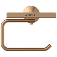 LE-RG-08 Toilet Paper Holder With Shelf (Rose Gold Finish)