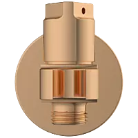 AC-RG-34 Wall Outlet With Shower Hook & Shutoff Valve (Rose Gold)