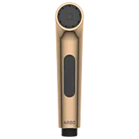 HF-RG-15 ABS Round Health Faucet With Hook & 1.2 Mtr. S.S. Tube (Rose Gold)