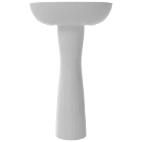 WFP-22742 Apple Wash Basin 20" x 16" With Full Pedestal
