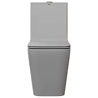 OPC-EG-29211PP Emporio Grey Lavish Siphonic One Piece Closet S Trap (9" Inch) With Soft Close Seat Cover With Hinges, Fixing Accessories Set and Accessories Set, Cistern Fittings