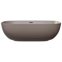 TTB-LW-23541 Lush Brown Apple Thin Rim Table Top Basin 18" x 13" Inch
