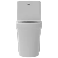 OPC-26111PP Cosmo Washdown One Piece Closet S Trap (9" Inch) With Soft Close Seat Cover, Hinges, Fixing Accessories Set and Accessories Set, Cistern Fittings