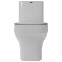 OPC-30211UF Lavish Siphonic One Piece Closet S Trap (9" Inch) With UF Soft Close Seat Cover With Hinges, Fixing Accessories Set and Accessories Set, Cistern Fittings
