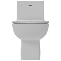 OPC-23111PP Solo Washdown One Piece Closet S Trap (9" Inch) With Soft Close Seat Cover, Hinges, Fixing Accessories Set and Accessories Set, Cistern Fittings