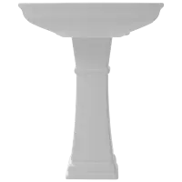 WFP-26731 Solo Wash Basin 25" x 20" With Full Pedestal