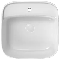 HOB-25042 Cosmo 16" x 16" Half One Piece Basin With Tap Hole