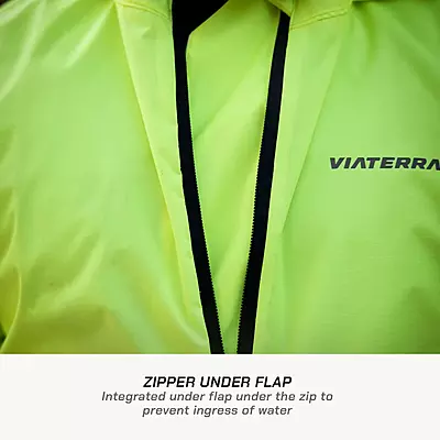 Viaterra B100 Waterproof Motorcycle Rain Jacket (2026)