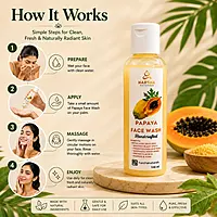 Harsha Naturals Papaya Face Wash - 100 ml