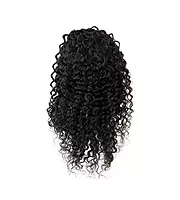 Kinky Curly Bun