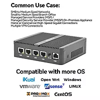 Intel Celeron Quad J4125 Power 4 LAN