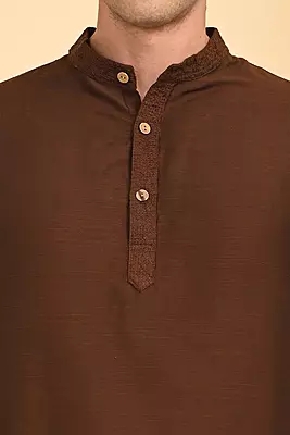 Men Ethnic Embroidered Long Kurta