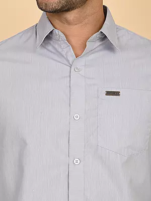 Men's formal grey shirt