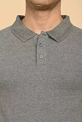 Men's Polo T-Shirt - Grey