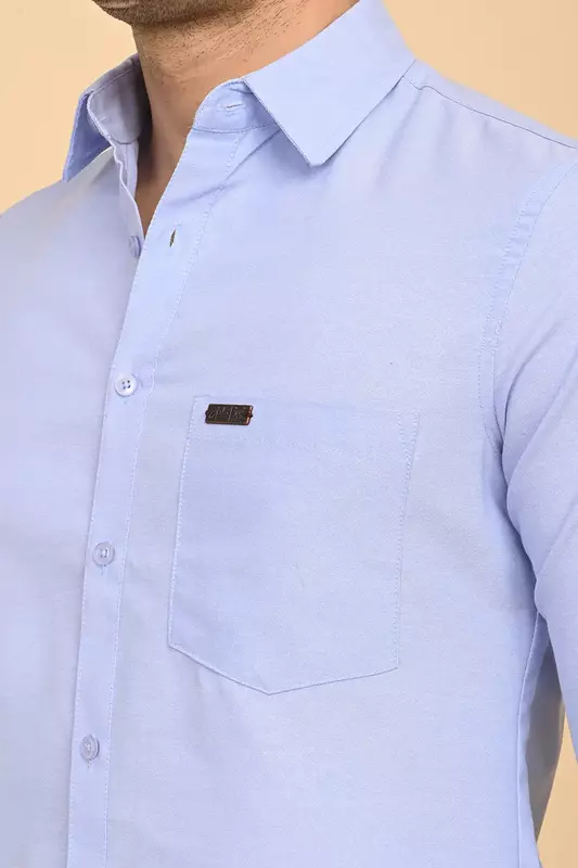 Men's Formal Shirt - Blue