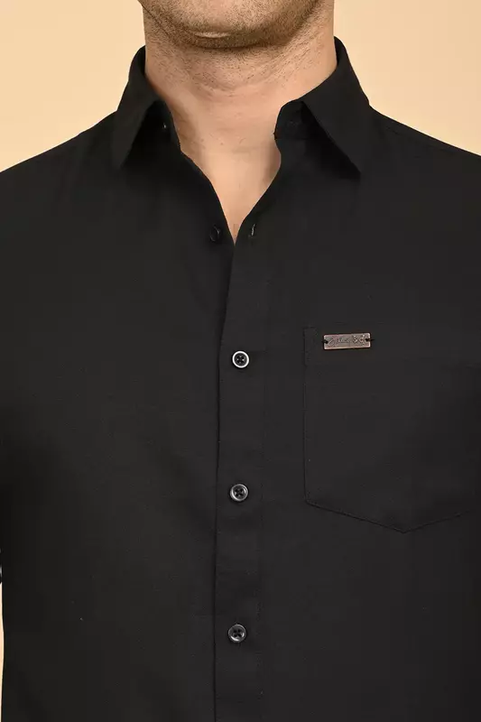 Men's Formal Shirt - Black