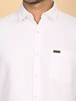 Men's Formal Shirt - White