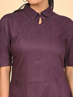 Women's Short Kurta - Purple