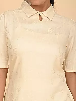 Women's Short Kurta -  Ecru