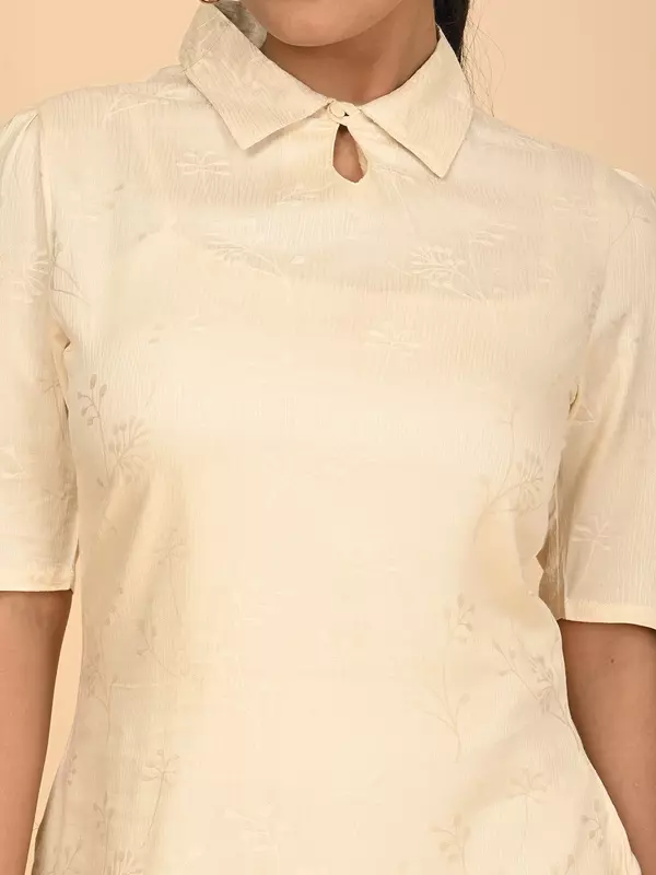 Women's Short Kurta -  Ecru