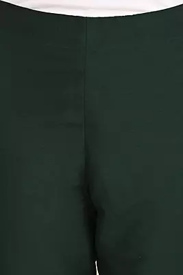 Women's Ethnic Trousers - Dark Green