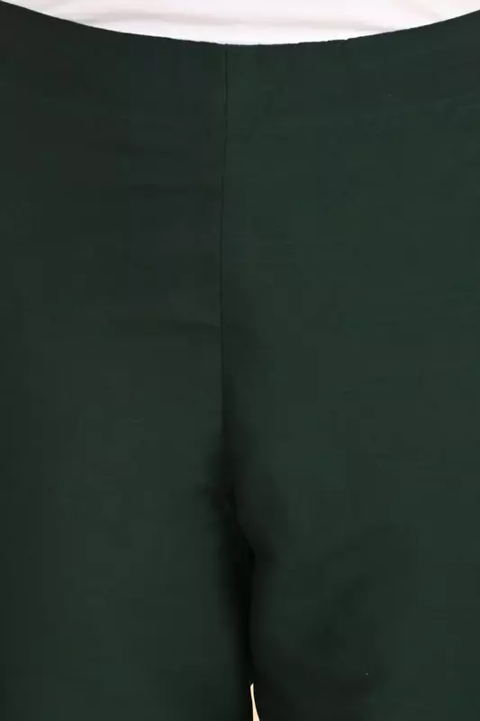 Women's Ethnic Trousers - Dark Green