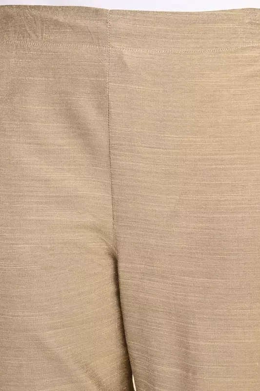 Women Ethnic Trousers - Golden