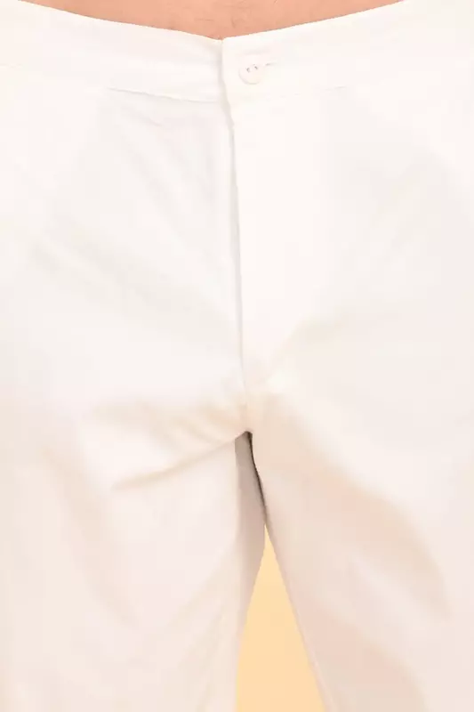 Men's Ethnic Trouser - White