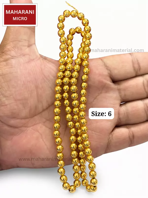 plain micro gold plated ball