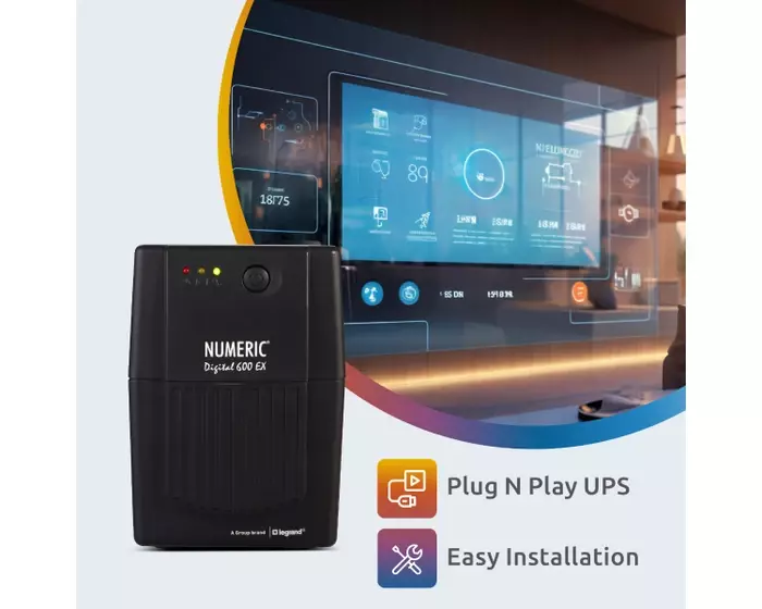 LINE INTERACTIVE   NUMERIC Digital 600 EX V UPS