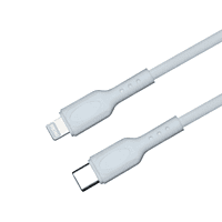 Champion Type-C to iPhone PD 27W Data Sync & Charging Cable PVC for all Apple & Lightning Port Devices (White) - 1 Meter Champion Type-C to iPhone PD 27W Data Sync & Charging Cable PVC for all Apple & Lightning Port Devices (White) - 1 Meter
