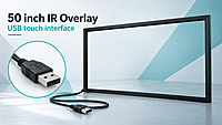 IR Touch Overlay 50 inch Glass-Free Infrared Touch Frame (USB) IR Touch Overlay 50 inch Glass-Free Infrared Touch Frame (USB)