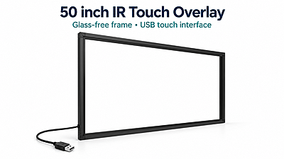 IR Touch Overlay 50 inch Glass-Free Infrared Touch Frame (USB) IR Touch Overlay 50 inch Glass-Free Infrared Touch Frame (USB)