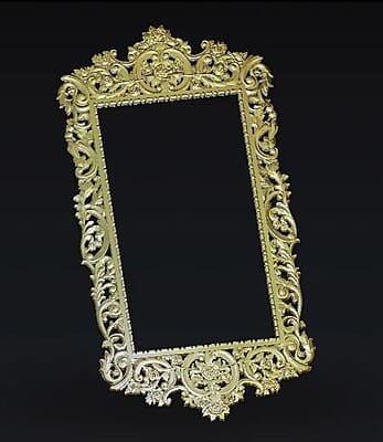 3D Carving Mirror Frame 016