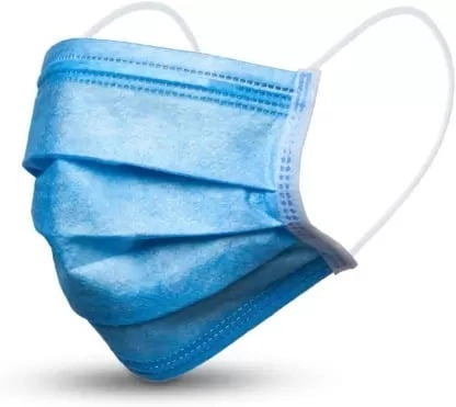 3 PLY Non Woven Disposable Face Mask Packet Contains 100 Piece