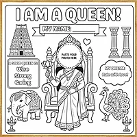 I Am a Queen – Colour & Frame Kit