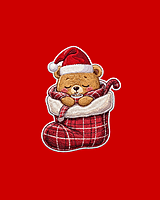 Unisex Red Sock-up Graphic Printed All-Weather Hoodie