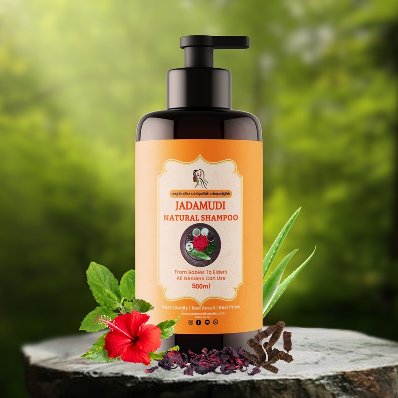 Jadamudi Best Organic Hair Shampoo – 500ml