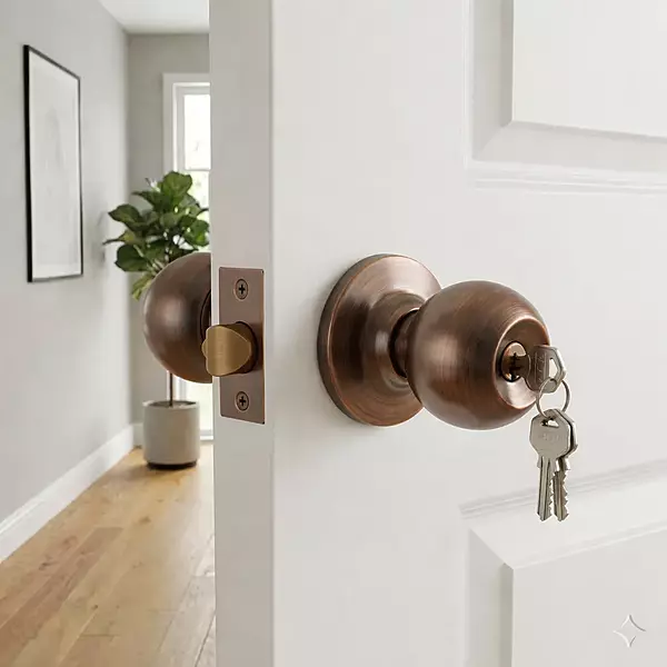 Palam Door Lock Cylindrical Antique 5000