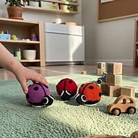Ladybird Medium Rattle