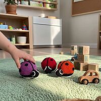 Ladybird Medium Rattle