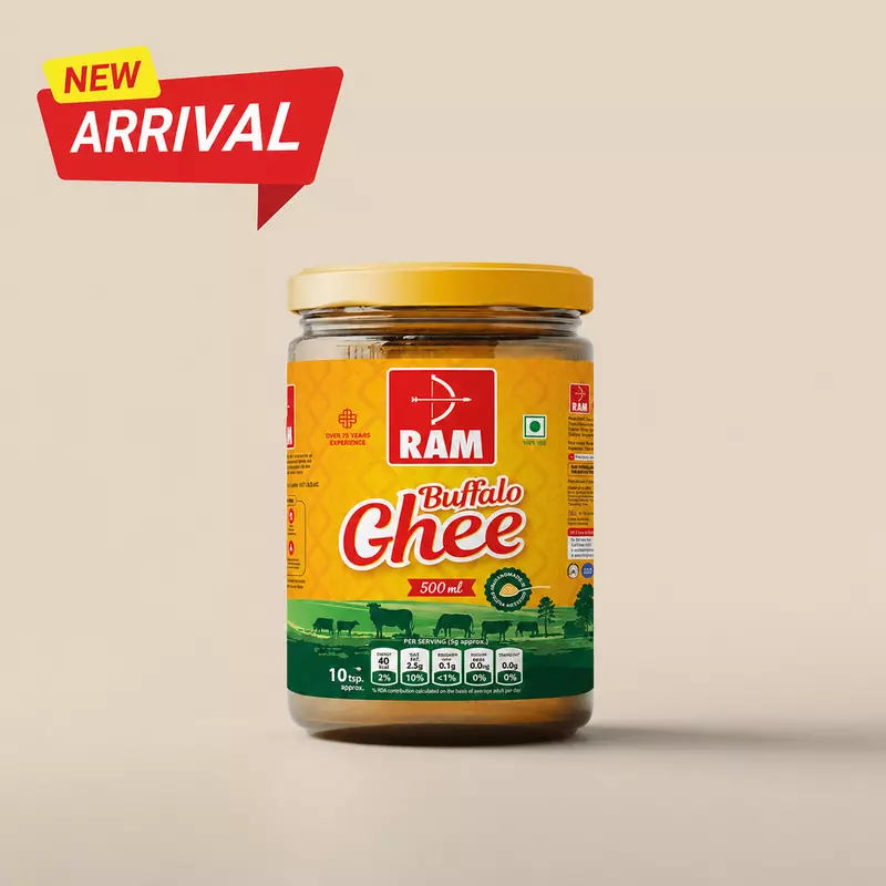 Ram Buffalo Ghee 500ml Bottle